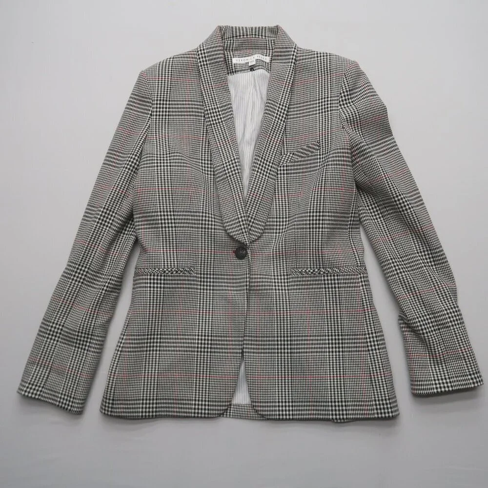 Veronica Beard Plaid Eva Dickey Jacket Blazer Size 8 - Picture 3 of 13